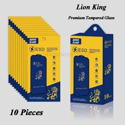 10pcs Wholesale For iPhone 17 Air 16e 16 15 14 Glass ESD Anti Dust Tempered Screen Protector 13 12 11 Pro Max X XS XR 7 8 Plus