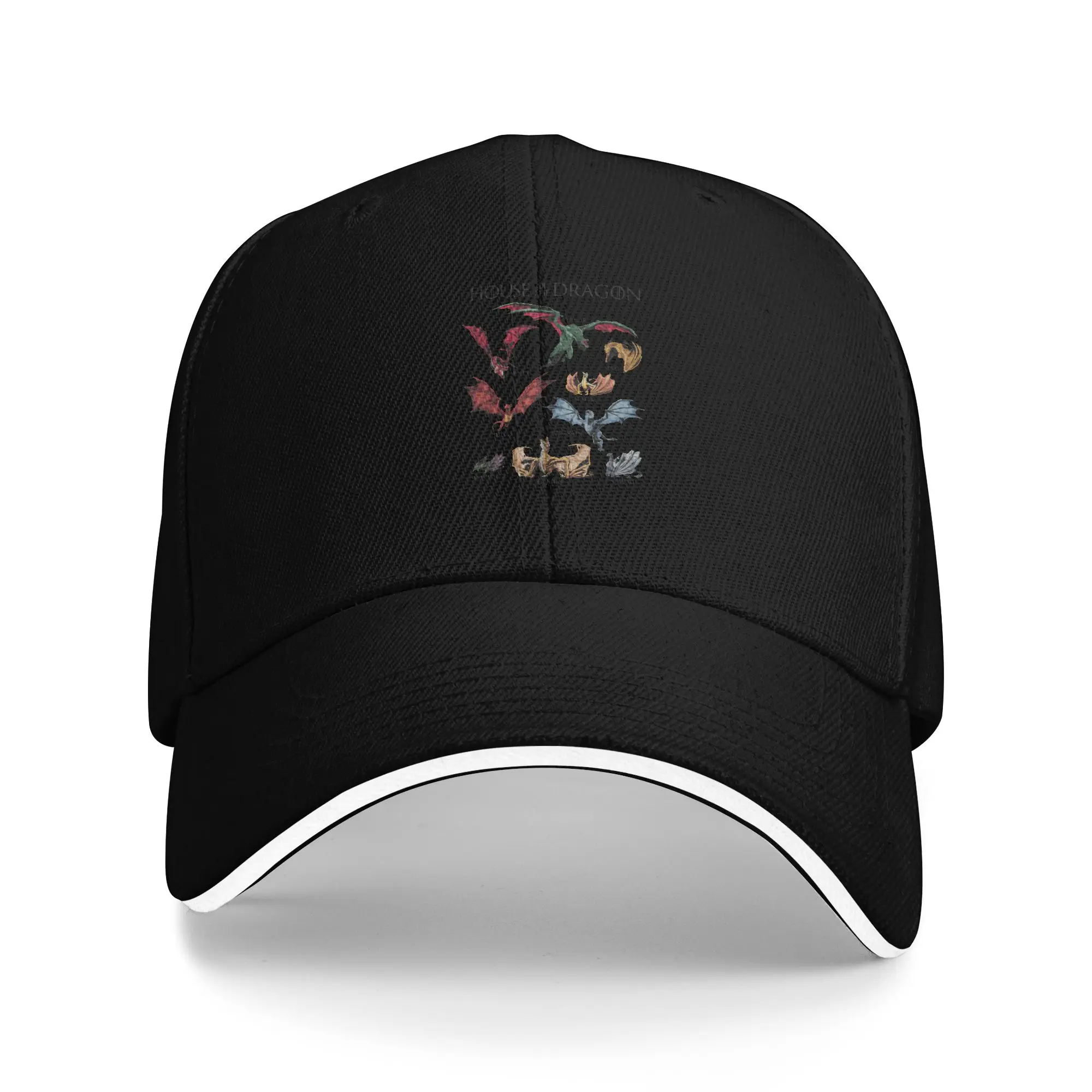 Hot Sale House of the Dragon Creatures Illustration Baseball Cap  Classic Summer Woman Cap  Casual Street Style Summer Woman Cap