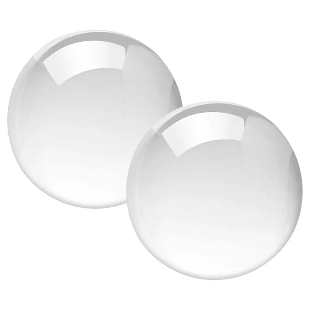 

2Pcs Clear Crystal Ball Vintage Desktop Decor Exquisite Crafted Desktop Ornament Retro Home Decorations Living Room Art