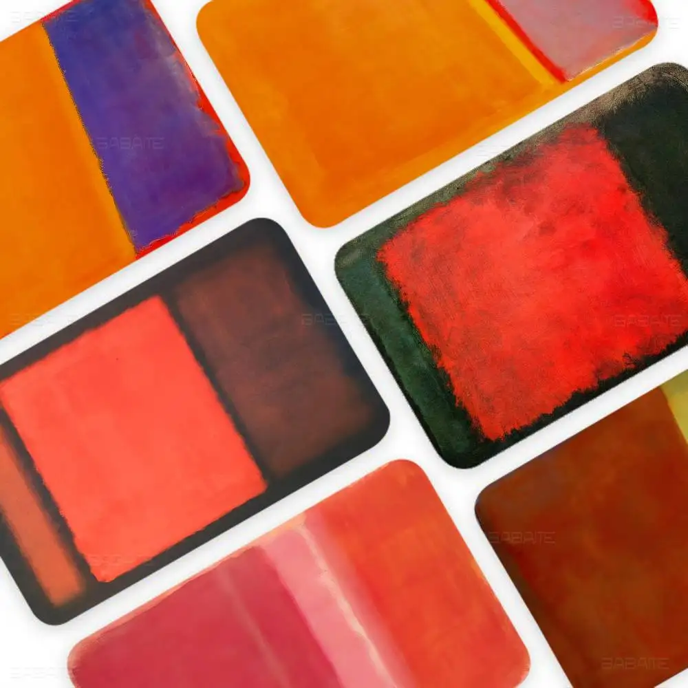 Famous Mark Rothko Abstract Multicolor Anmie Sticker Film Skin Cover for Credit Card Debit Bank Card Front