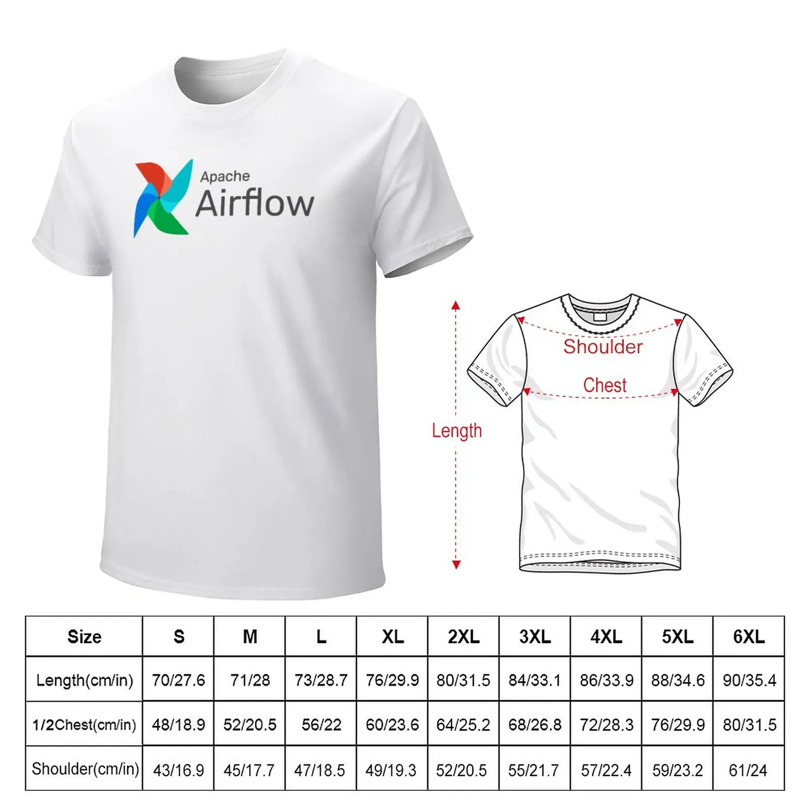 Apache Airflow T-Shirt plain hippie clothes mens t shirts casual stylish