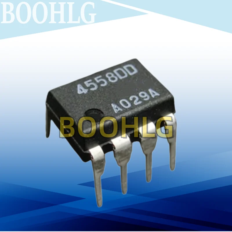 10PCS Brand New Original Genuine JRC4558DD NJM4558DD Dual-Channel Op-Amp Direct Plug DIP-8