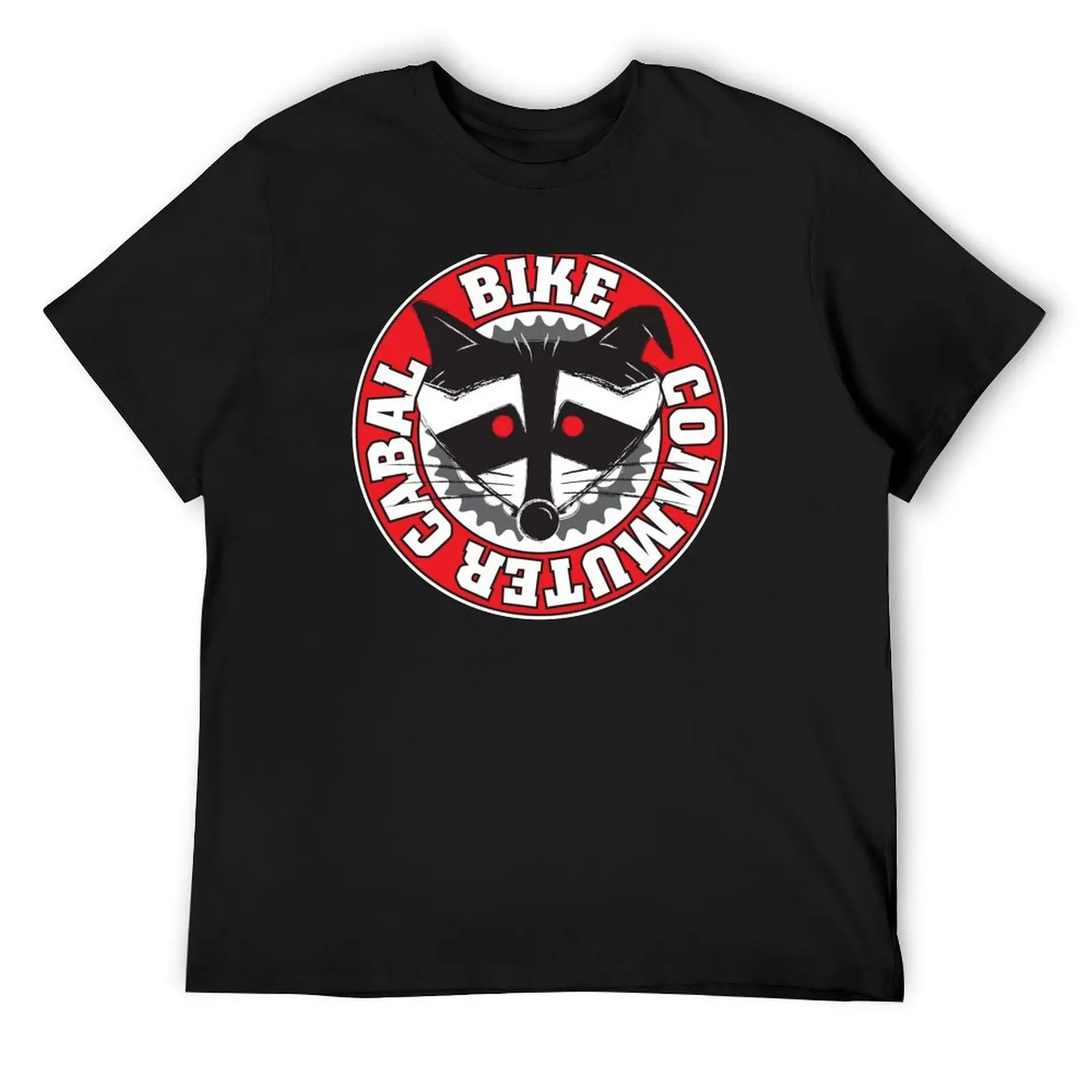 Bike Commuter Cabal T-Shirt sweat cotton graphic tees vintage graphic tee sports fans heavy weight t shirts for men