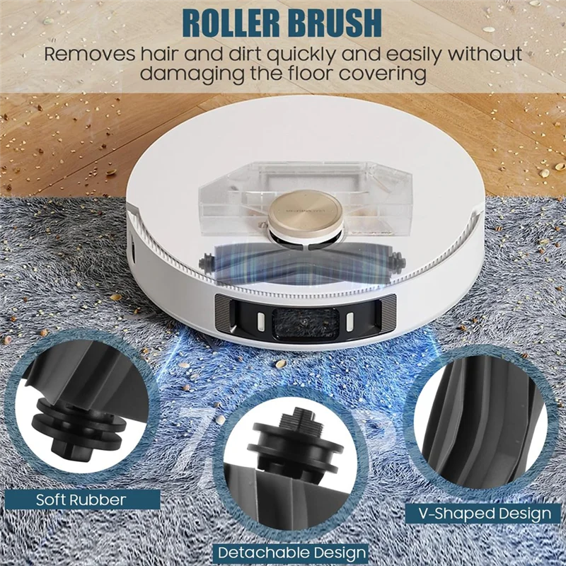 

Аксессуары RALCA для робота-пылесоса Dreame L10s Pro Ultra Heat/X30 Ultra, основная щетка, мешки для пыли, салфетки, фильтры