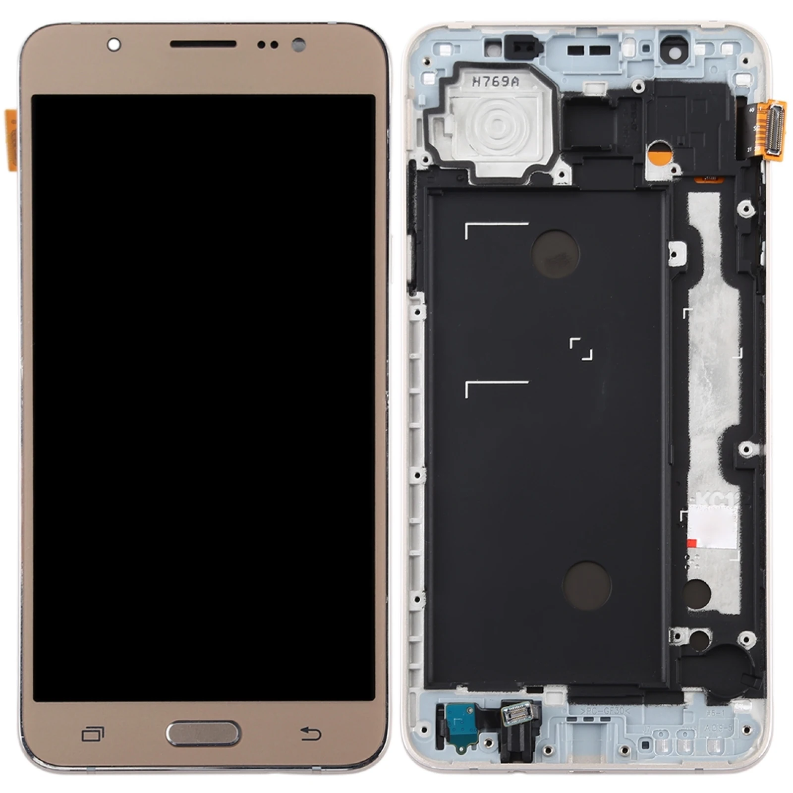 TFT LCD Screen for Samsung Galaxy J7 (2016) / J710F with Digitizer Full Assembly with Frame