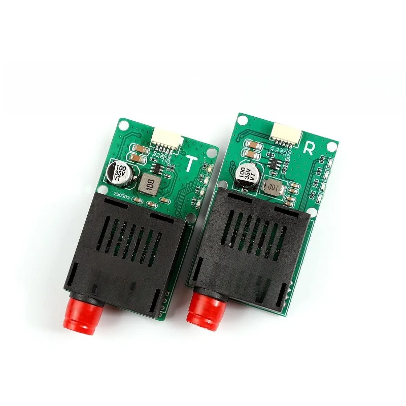 optical transceiver module sky ground end drone optical transceiver TTL to fiber AB end DC5.5-26V