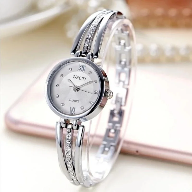 Fashion Personality Diamond-Faced Ladies Bracelet Watch Selling Small Fresh Art Watch Student School Supplies