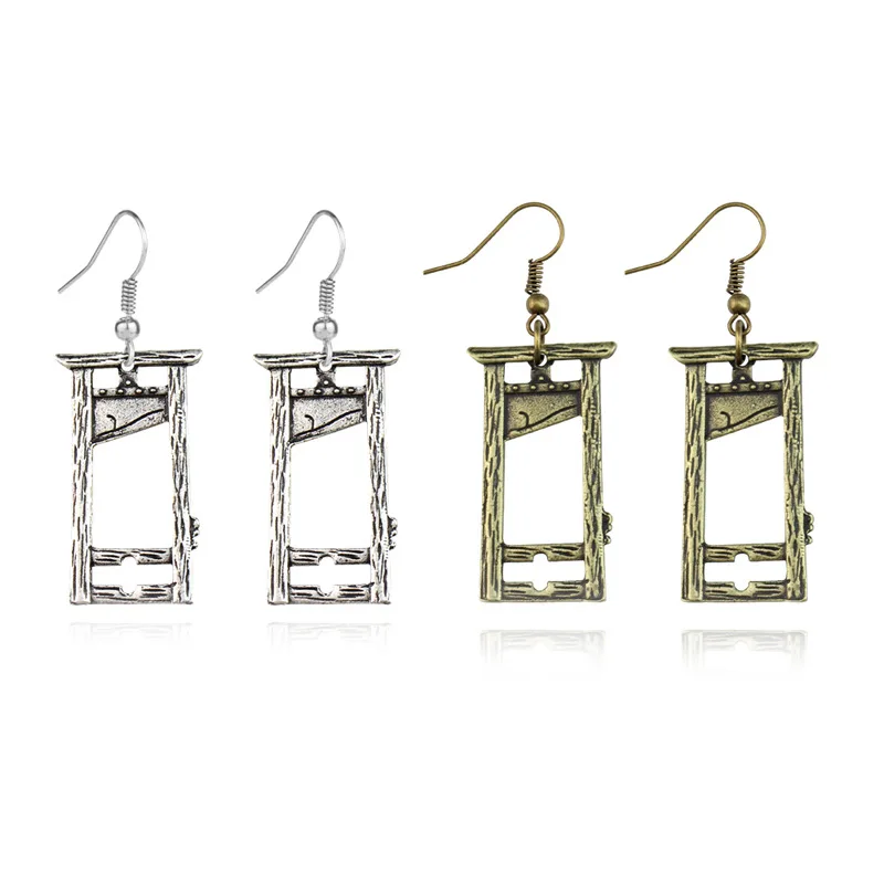 Gothic Guillotine Pendant Earrings Jewelry for Her Personalizeds Earring Gift Female Party Punk jewellery  Pendientes New