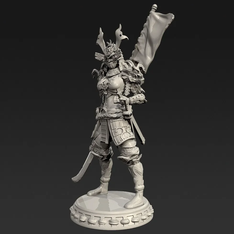 The height of man 38mm 50mm 75mm  Resin model kit self drawing and assembly (3D printing)  TD-7902/3D