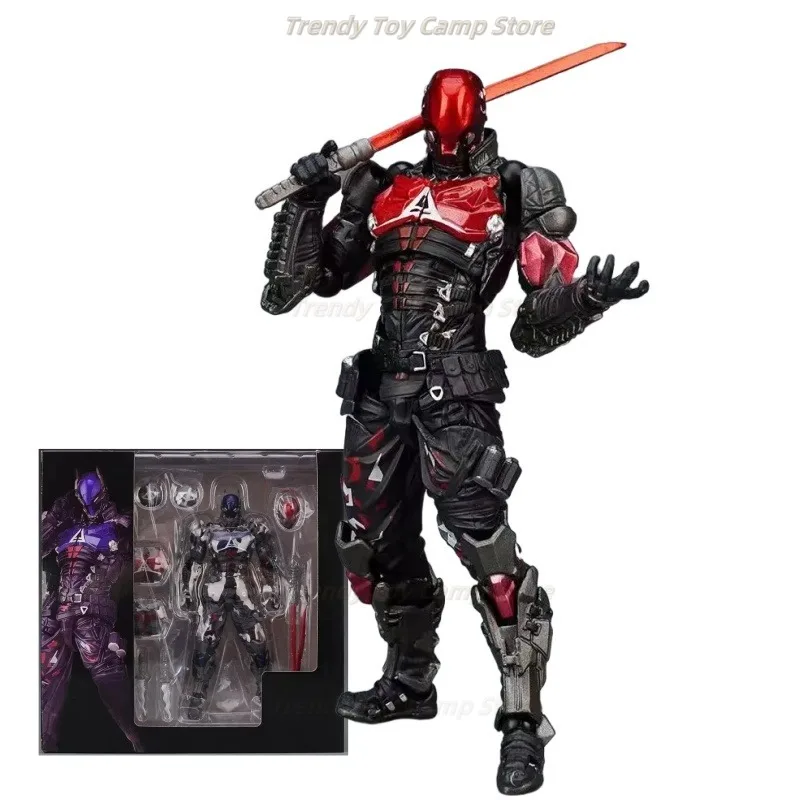 

【В наличии】17 см Arkham Knight подвижный красный капюшон Робин модель игрушки украшения подарочная коллекция