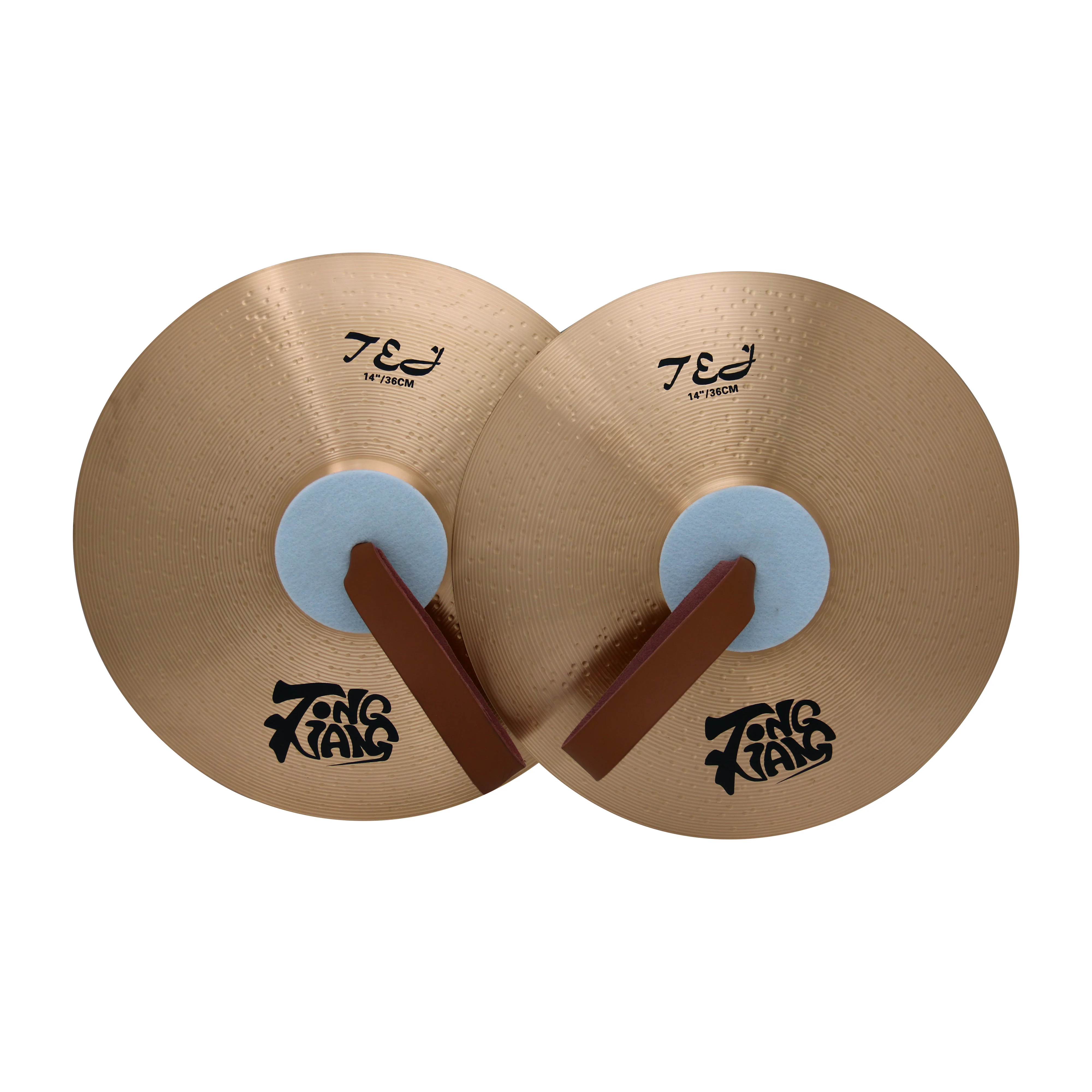 

Chinese Tongxiang 14inch B8 Marching Cymbals For Band