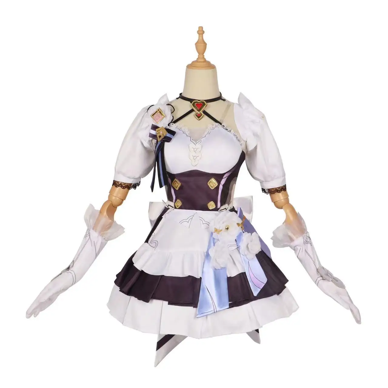 

Cosplay sexy Honkai Impact 3 game Elysia cos anime costume maid costume sweetheart cos costume