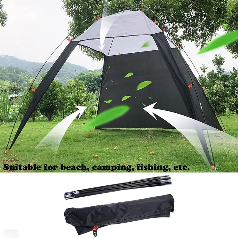 Imagem -03 - Leve Waterproof Outdoor Canopy Beach Shelter Sun Shade Tent Jardim Sun Toldo Camping Pesca e Acessórios de Viagem