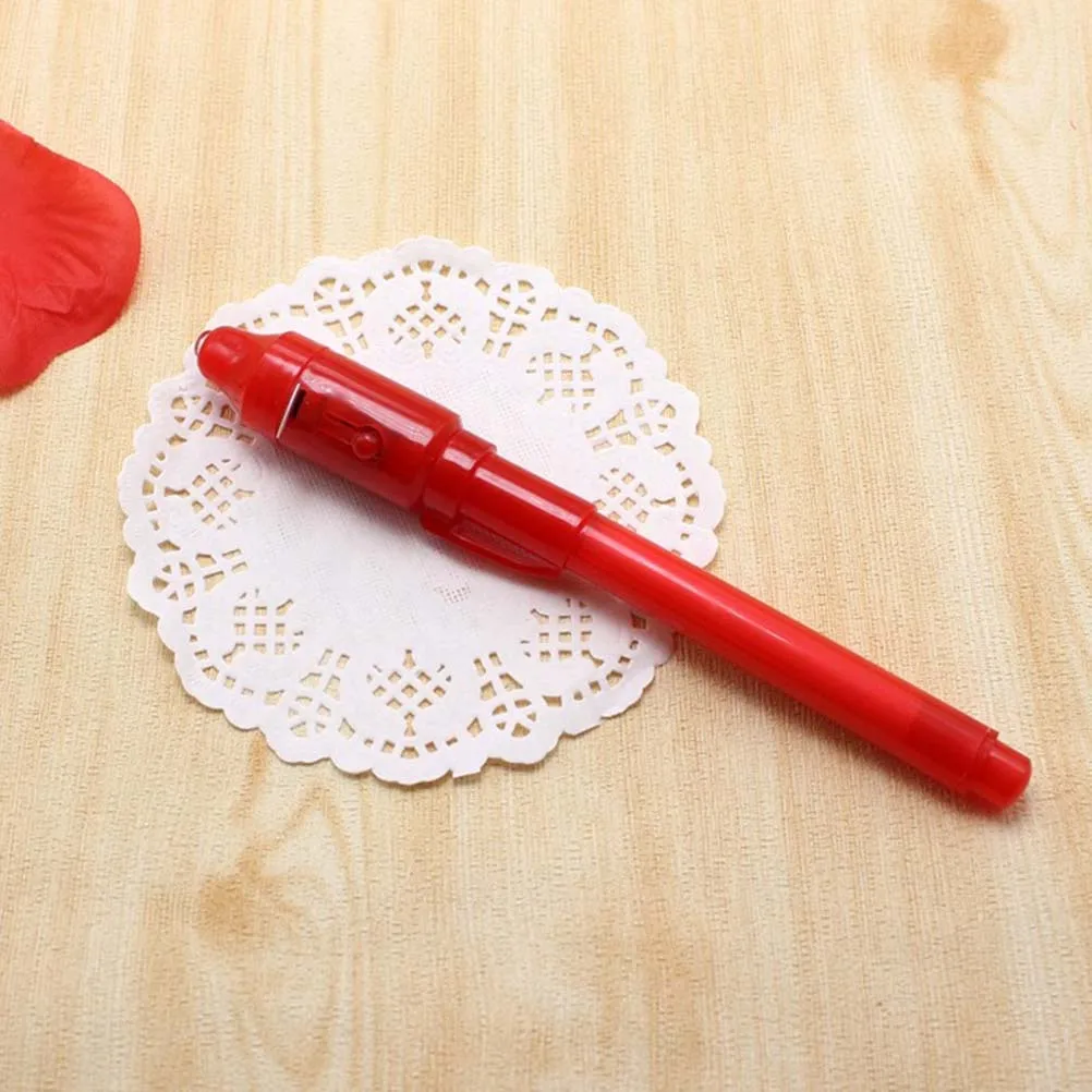 14 قطعة قلم حبر غير مرئي علامة الأشعة فوق البنفسجية الفلورسنت للرسائل السرية فحص العملة الأمنية استخدام بنك الحفلات #1