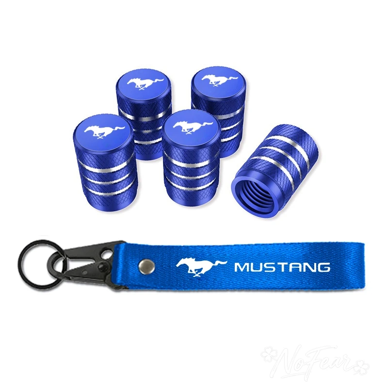 Car Tire Wheel Valve Caps Cover Car Key Chain Ring Keychain For Mustang Zapatillas Miniatura Gt Shelby 2005 2015 Mujer 2012 2006 - view 3