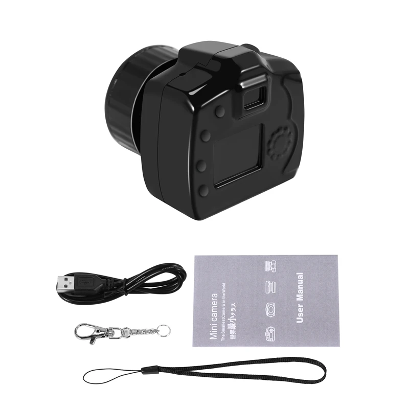 

Tiny Mini Camera HD Video Audio Recorder Webcam Y2000 Camcorder Small Security Secret Nanny Car Sport Mini Cam