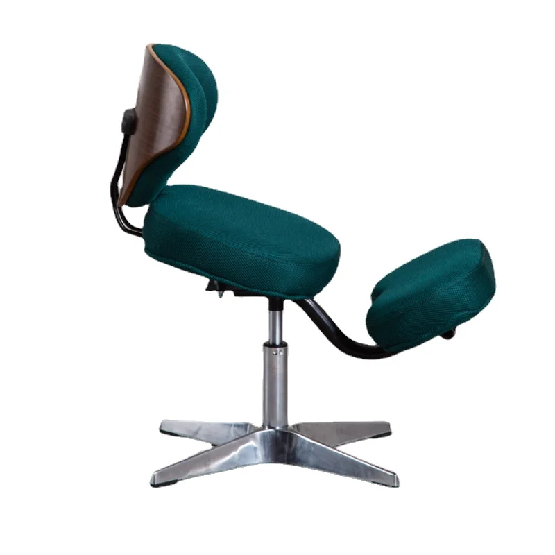 LMM Non-Pneumatic Swivel Chair Sitting Posture Correction Computer Chair Adjustable Angle Prevention Humpback Kneeling Chair