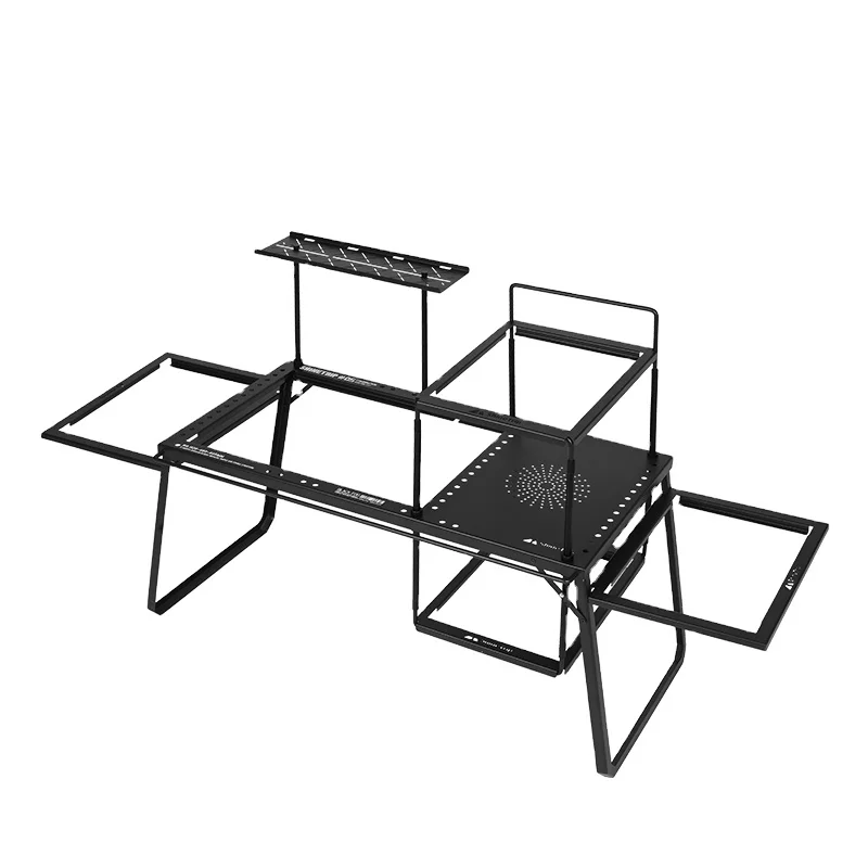 

Outdoor Series Black Mist IGT Modular Free Standing Table Portable Folding Camping Table Set