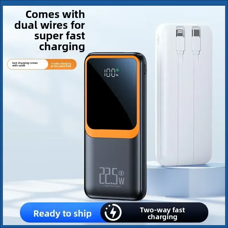 In Stock 20000mAh PD 22.5W Fast Charging Power Bank For Samsung iPhone Xiaomi Huawei Large Capacity PowerBank Fast Shipping