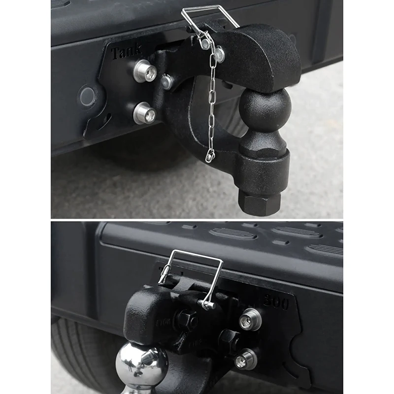 Weatherproof Trailer Hitch Balls Cover, Tow Bar Ball Cap, plástico universal com botão, RV para caminhões e barco