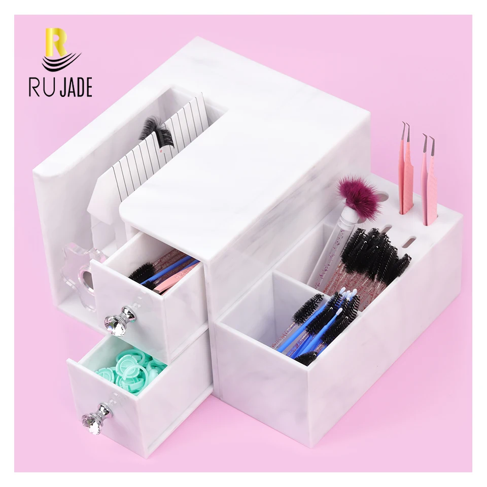 

Self Fanning Lash Extension Machine Eyelash Extractions Easier Makeup Tool Acrylic Storage Box Lash Fanning Machine With Drawer