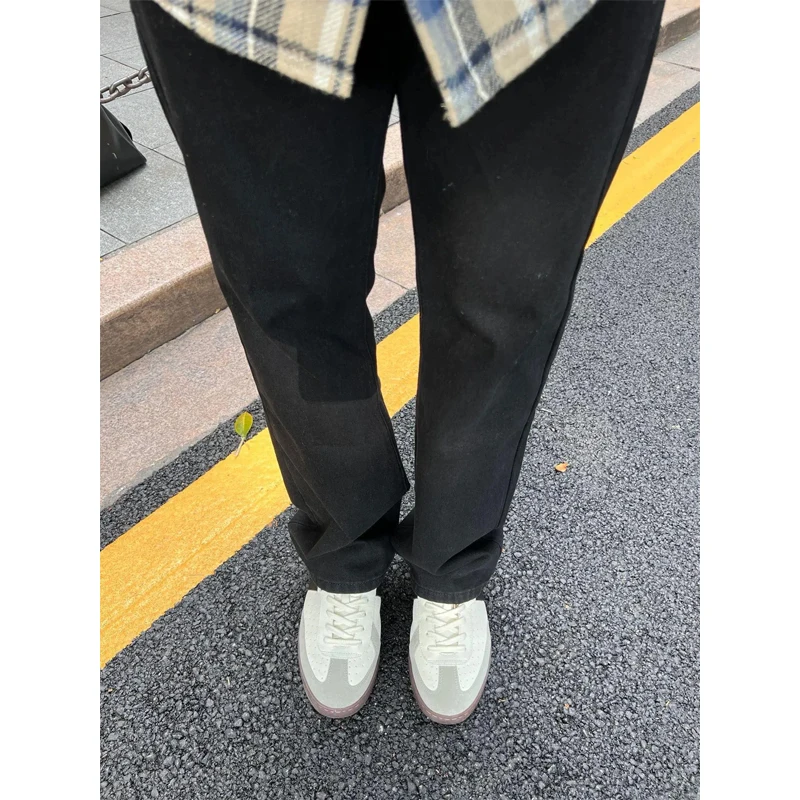 

Мужские джинсы Cleanfit Premium Bla High Elastic Slim Straight Leg Micro Flared Pants для повседневной носки, летние, молодежные