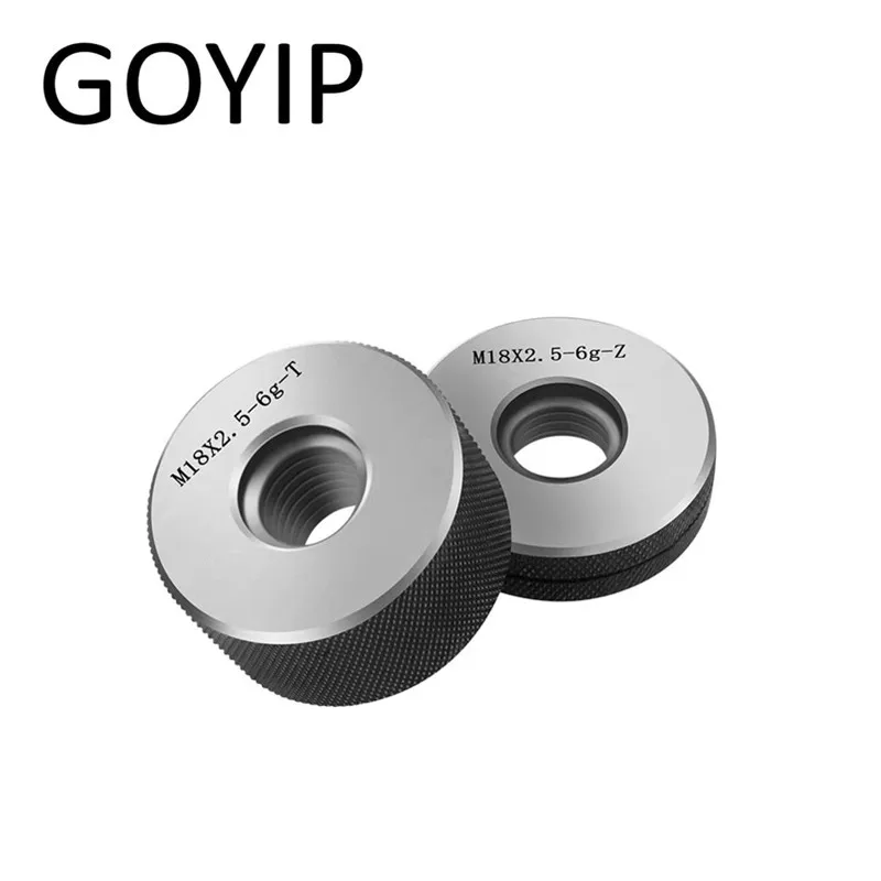 M11  M12  M13  M14  M15  M16  M17  M18  M19  M20 6G Metric Thread Ring Gauge Go And No-Go Gage Support Customized