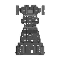 Factory OEM NISSAN Patrol Y61 4WD Accessories Aluminum Alloy 3D Skid Plate Engine Guard Plate Undercar Shield Underbody Armour