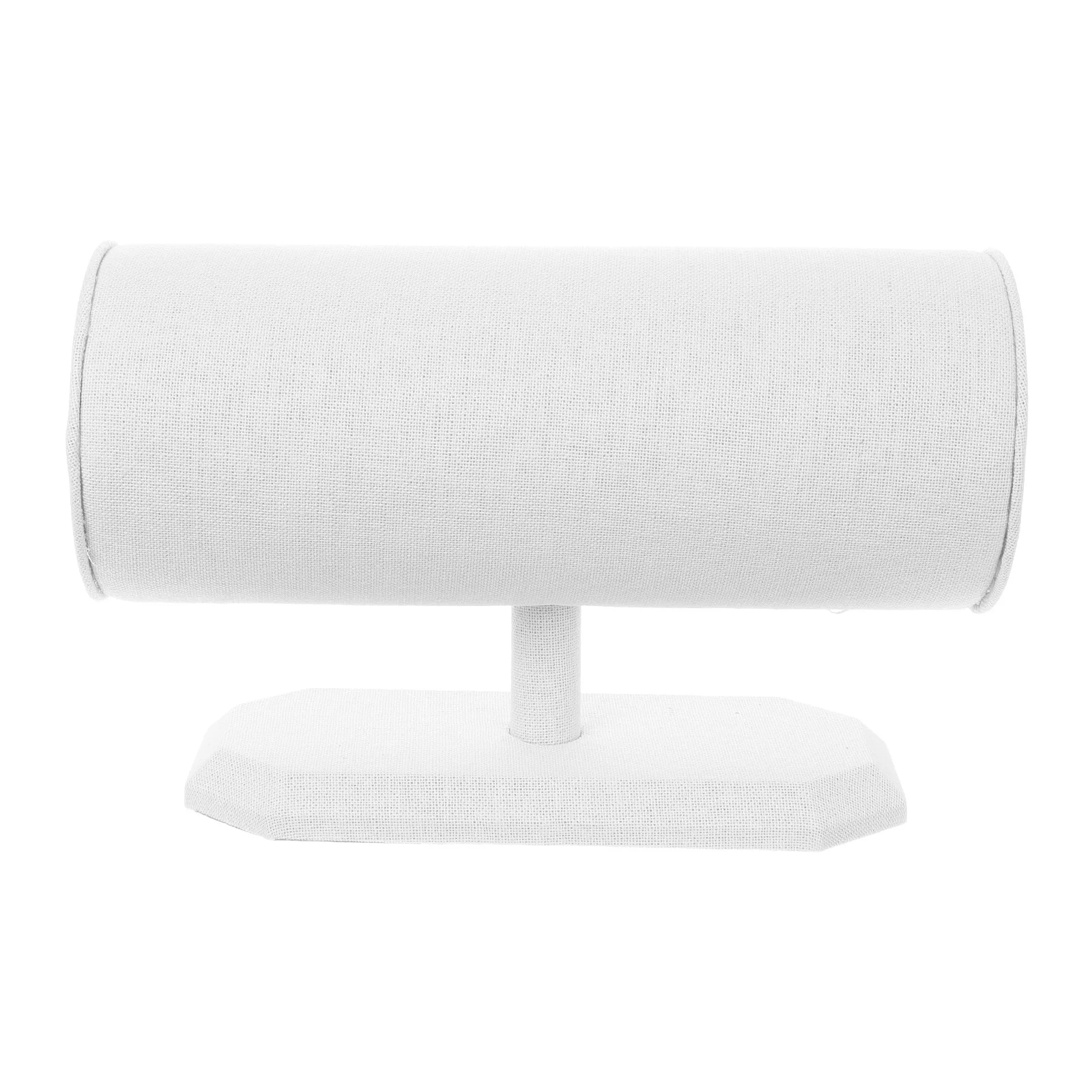 1Pcs Headband Rack White Linen Hair Hoops Frame Practical Hairband Display Organizer Hairband Storage Rack Hair Hoops Frame