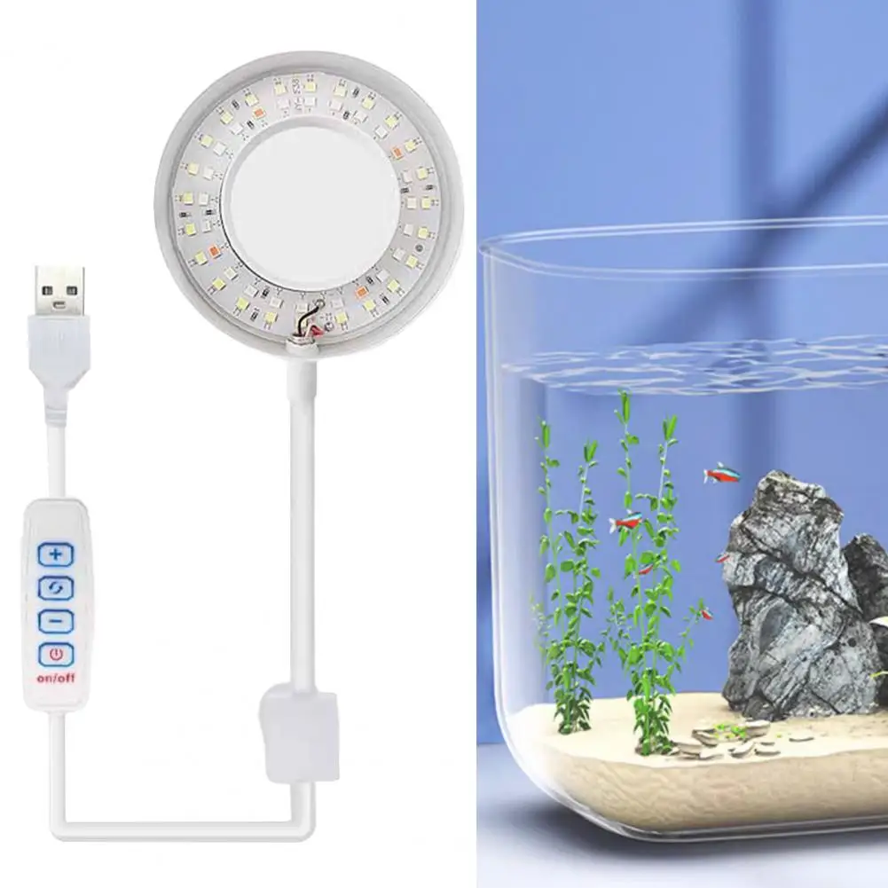 

Led Light Energy-saving Lamp Versatile Plug-and-play Led Aquarium Lights 360-degree Adjustable Hose for Super Bright