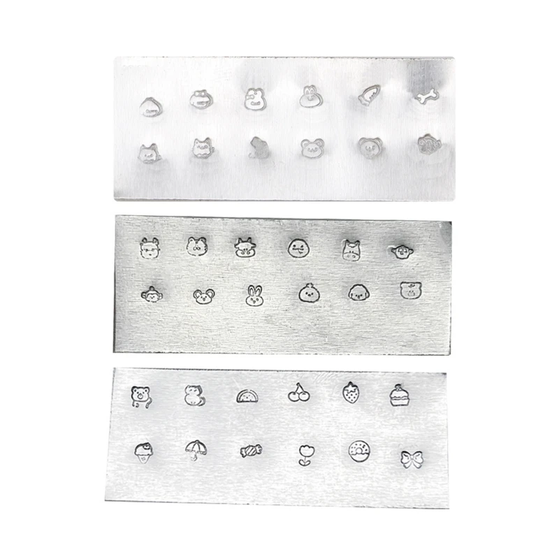 حزمة من 12 مجوهرات تفصل الأزاميل مجموعة أدوات ختم المعادن