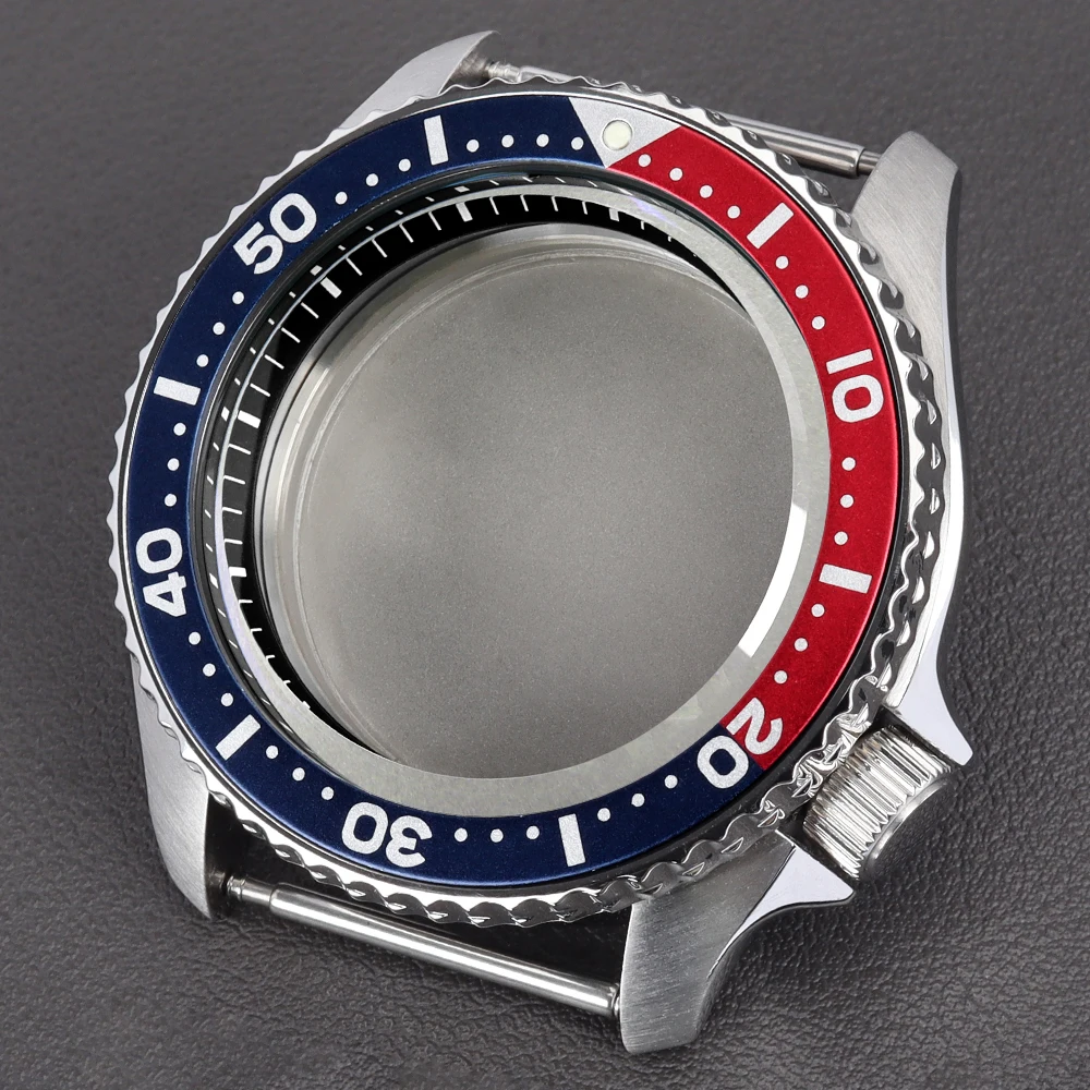 Nh35 42.5mm Men's Watch Case Sapphire Glass 20ATM With Black Chapter Ring For Seiko Nh35 Nh34 Nh36 28.5mm Dial SKX SKX007 Case