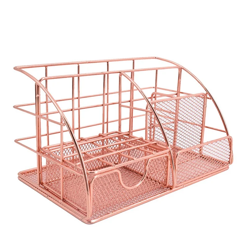 Desktop Student Wrought Iron Stationery Storage Rack Office Supplies Pen Paper Hardware Desktop Rack