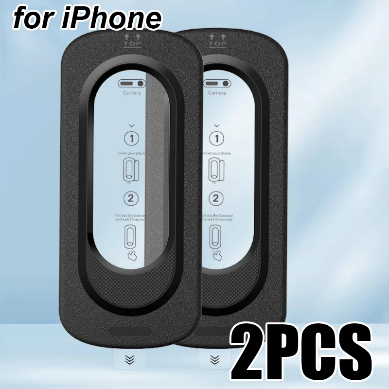 2 Stück Displayschutzfolie für iPhone 17 Pro Max 15 14 13 12 Gehärtetes Glas Vollständige Abdeckung Anti-Fingerabdruck Ein-Klick-Installation – Detail 2