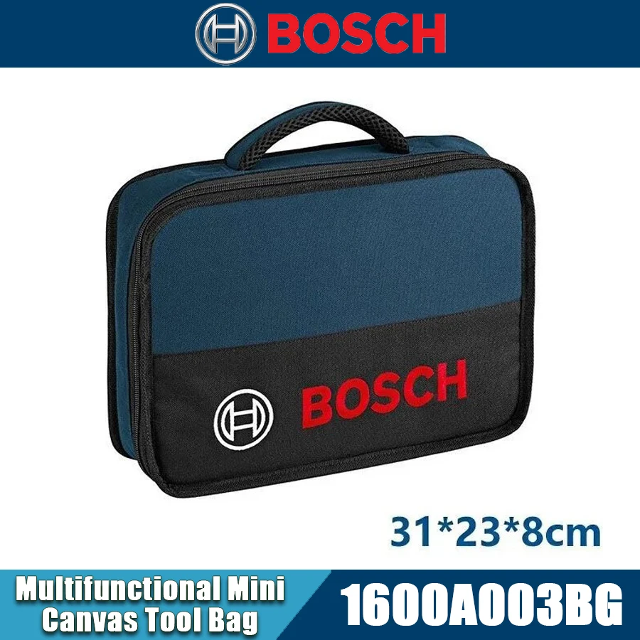 BOSCH 1600A003BG Multifunctional Mini Canvas Tool Bag 31*23*8см Portable Drill Bit and Screwdriver Storage Bag Tool Accessories