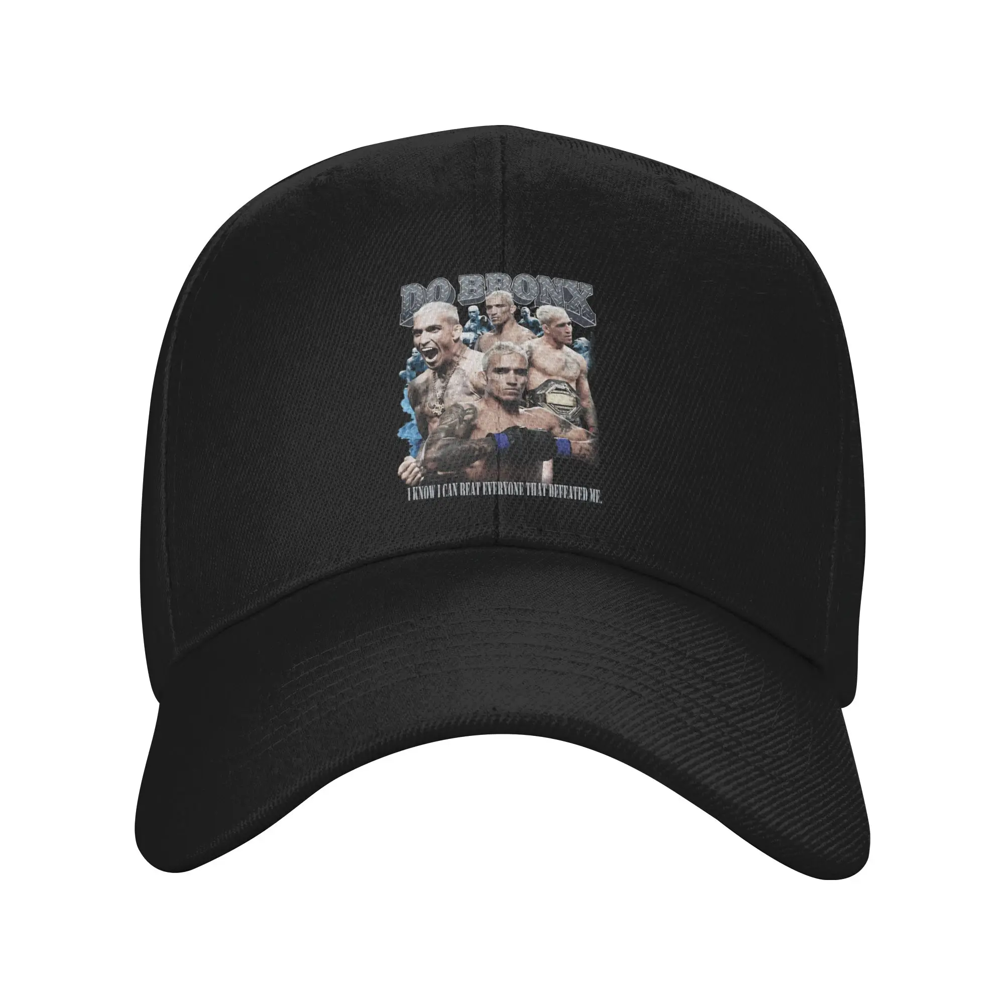 Charles Oliveira Do Bronx Vintage Poster Sun Baseball Cap Summer Men Women  Print Trucker Hat Casual Hiking Fishing Snapback Cap