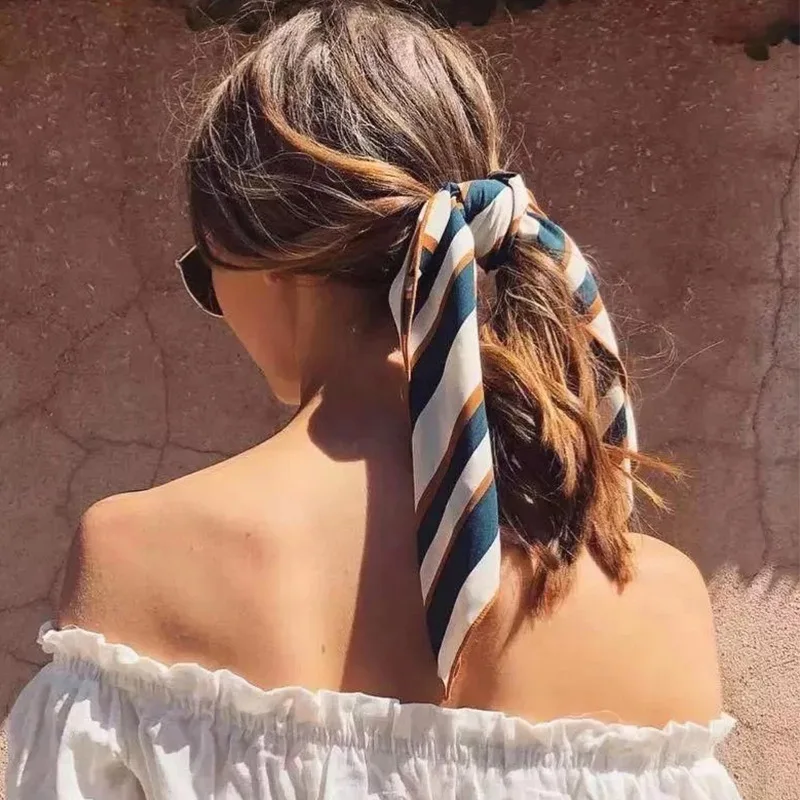 

New luxury leopard print polka dot women's decorative scarf, spring and summer shawl, headband, hairband, wrist chic style