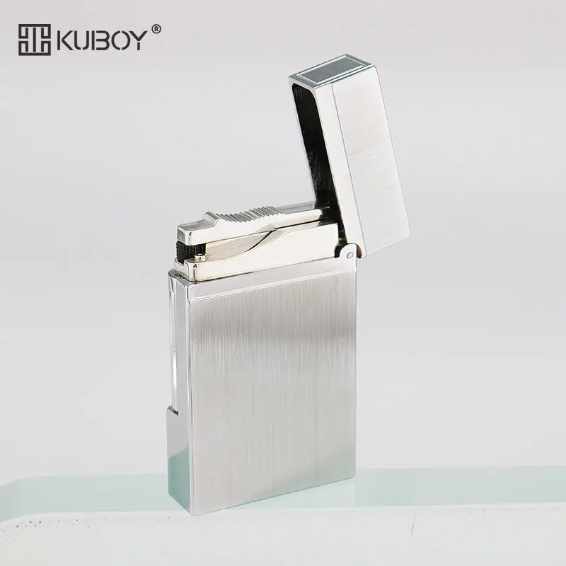 High-end Pure Copper Steel Sound, Side Sliding Grinding Wheel Lighter, Bright Sound Inflatable Lighter, High-end Lighter Gift