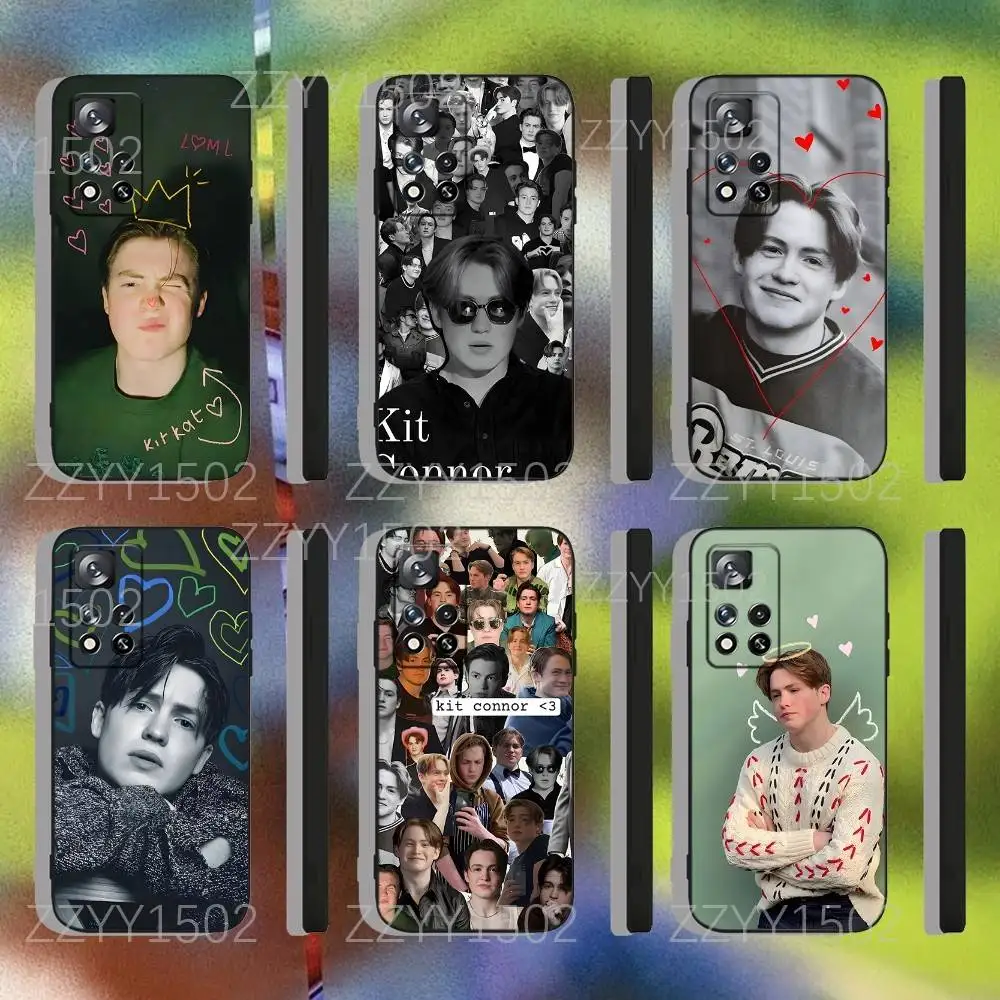 

Kit Connor Actor Phone Case For Samsung S25,S24,Ultra,S20,S30,Plus,S22,S23,Ultra,Plus,5G Black Silicone Soft