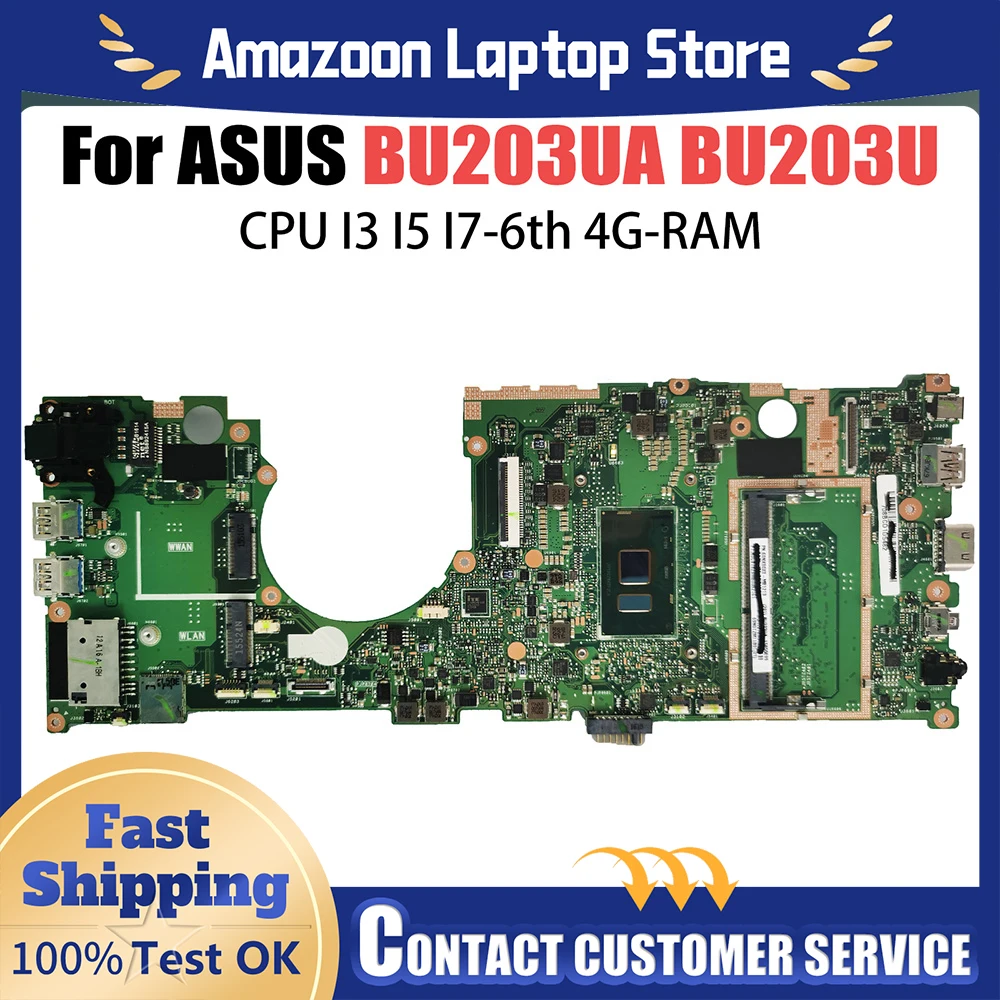 

For ASUS PRO ADVANCED BU203U Mainboard BU203UA ExpertBook BU203UB BU203UC BU203UD BU203UAR BU202UA BU204UA BU303UA VM203UA