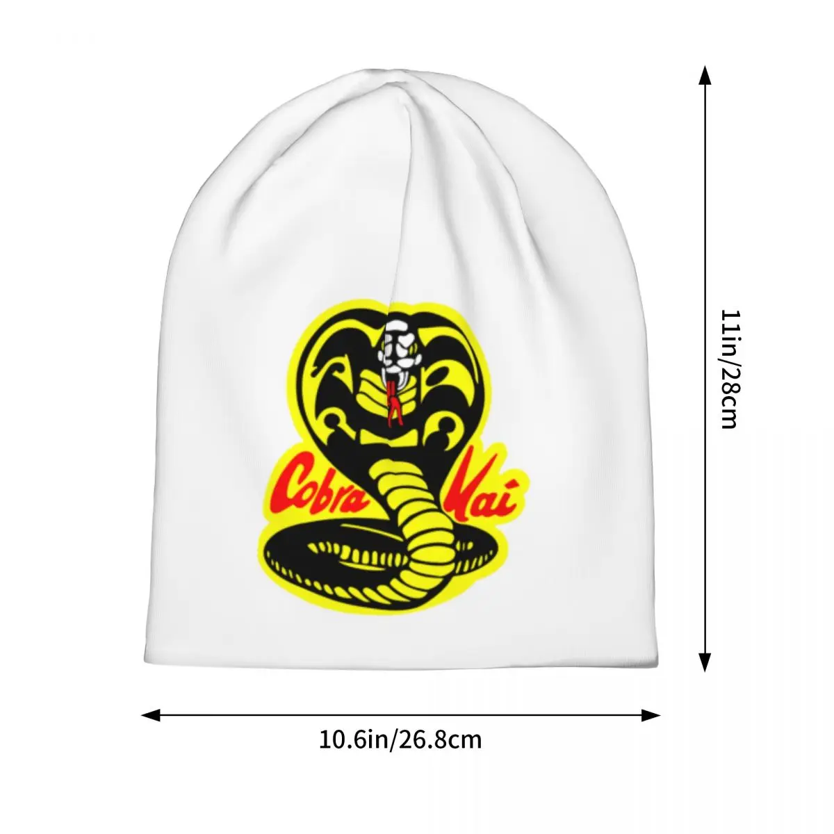 Cobra Kai Beanie Hats karate Skullies Beanies Kpop Elastic Men Women Unisex Caps Spring Printed Retro Bonnet Hats Gift