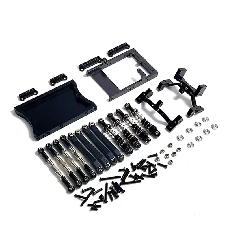 

Metal Upgrade Chassis Link Rod Servo Mount Shock Absorber Beam Kit RC Car Parts For MN 1/12 D90 D91 D96 MN98 MN99S