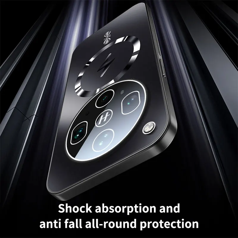 حافظة شحن مغناطيسية جديدة غير لامعة لهاتف OPPO Find X9 Pro X8 Ultra X8 S Plus واقي عدسة مدمج مضاد للسقوط #6