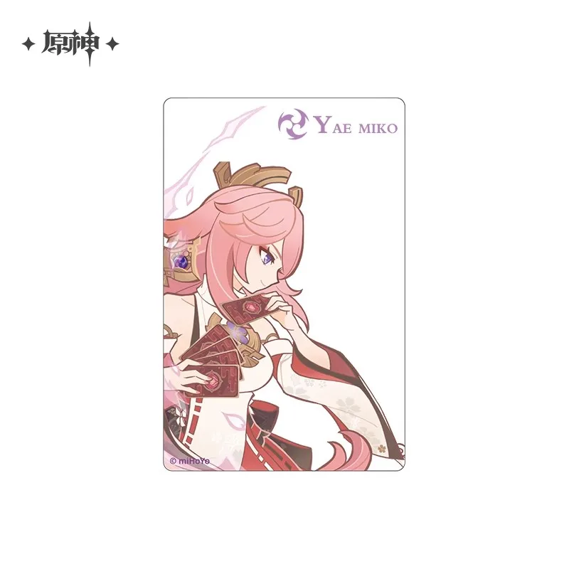 الرسمية miHoYo Genshin Impact Genius Invocation TCG Clash Festival Series أكريليك بطاقات شفافة ملحقات ألعاب الرسوم المتحركة