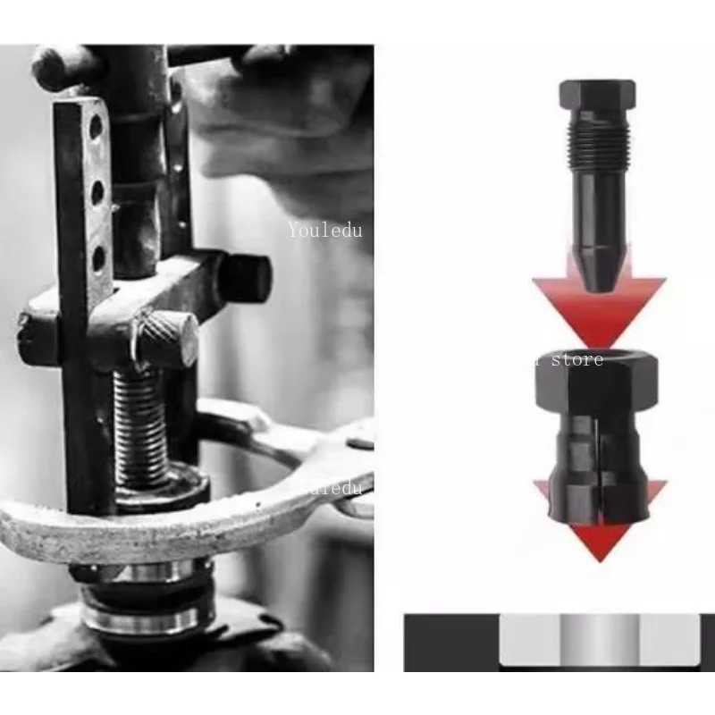 10pcs Practical Bearing Puller Motorcycle Bearing Removal Tool Puller with Box Motorcycle Internal Bearing Puller Kits