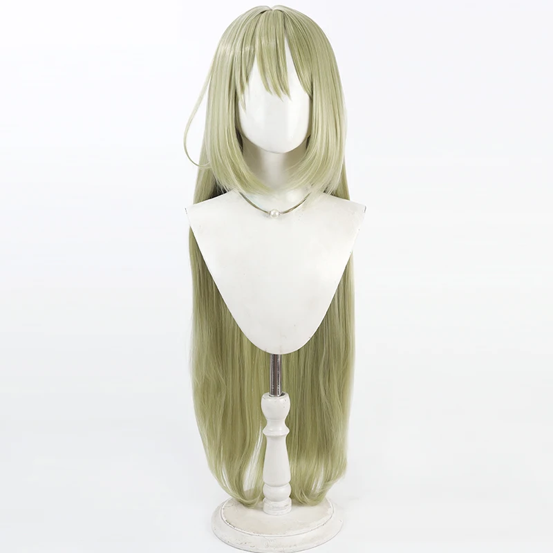 วิกผมคอสเพลย์นาแนคัสึ นิชิกะ จากอนิเมะไอดอลมาสเตอร์ วิกคอสสีเขียวอ่อน ยาว 100 ซม. ทนความร้อน