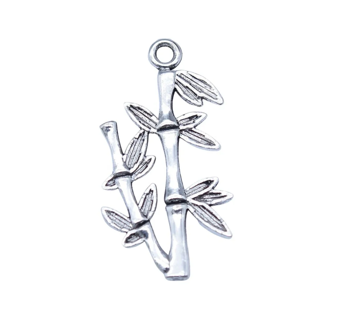 

25pcs 15x29mm Zinc alloy metal tibetan silver plated charm T0690 for jewelry making
