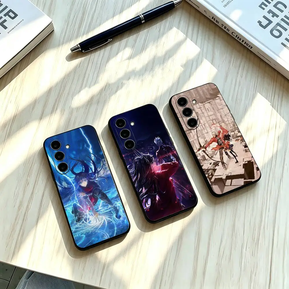 Rin Tohsaka fate cool girl Genius Magician Painted Phone Case For Samsung A73 20,21s,22,31,32,52,53,72 Soft Protective Cover