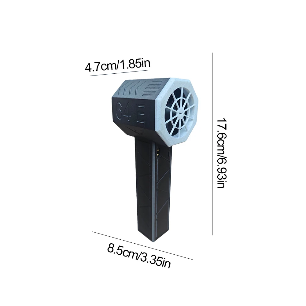 ポータブルターボジェットファン,ブラシレスモーター,強力な屋外電気ダストブロワー,推力1400g,64mm