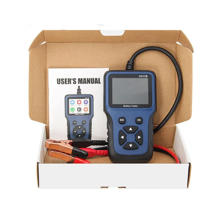 

Car Battery Tester 12V Analyzer 100 to 2000CCA Test Battery Health/Faults 12V Digital Color Screen Auto Diagnostic